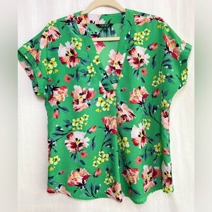 Lauren Ralph Lauren - Floral-Print  V-Neck Top